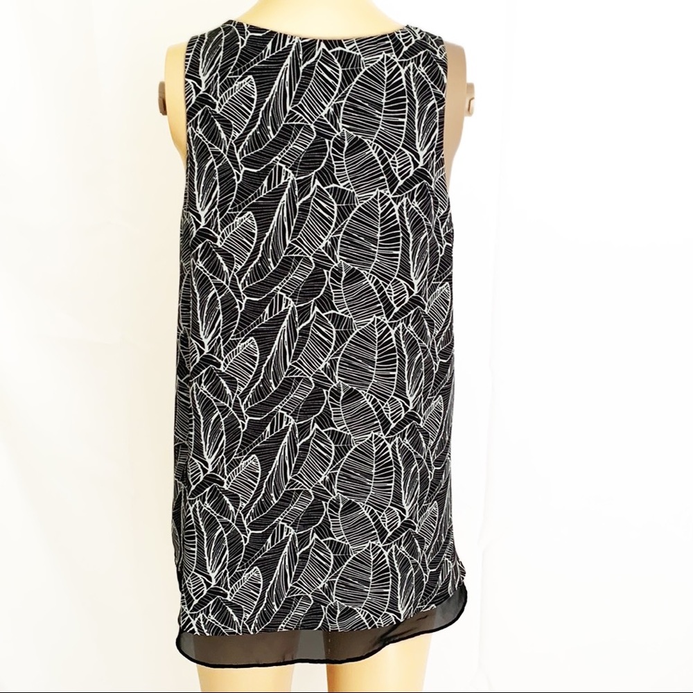 LOFT Leaf Print Layered Tank - Picture 15 of 15